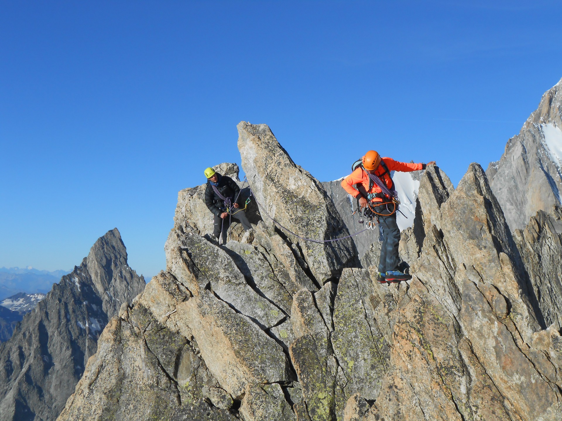 Traversée aiguilles d'Entrèves