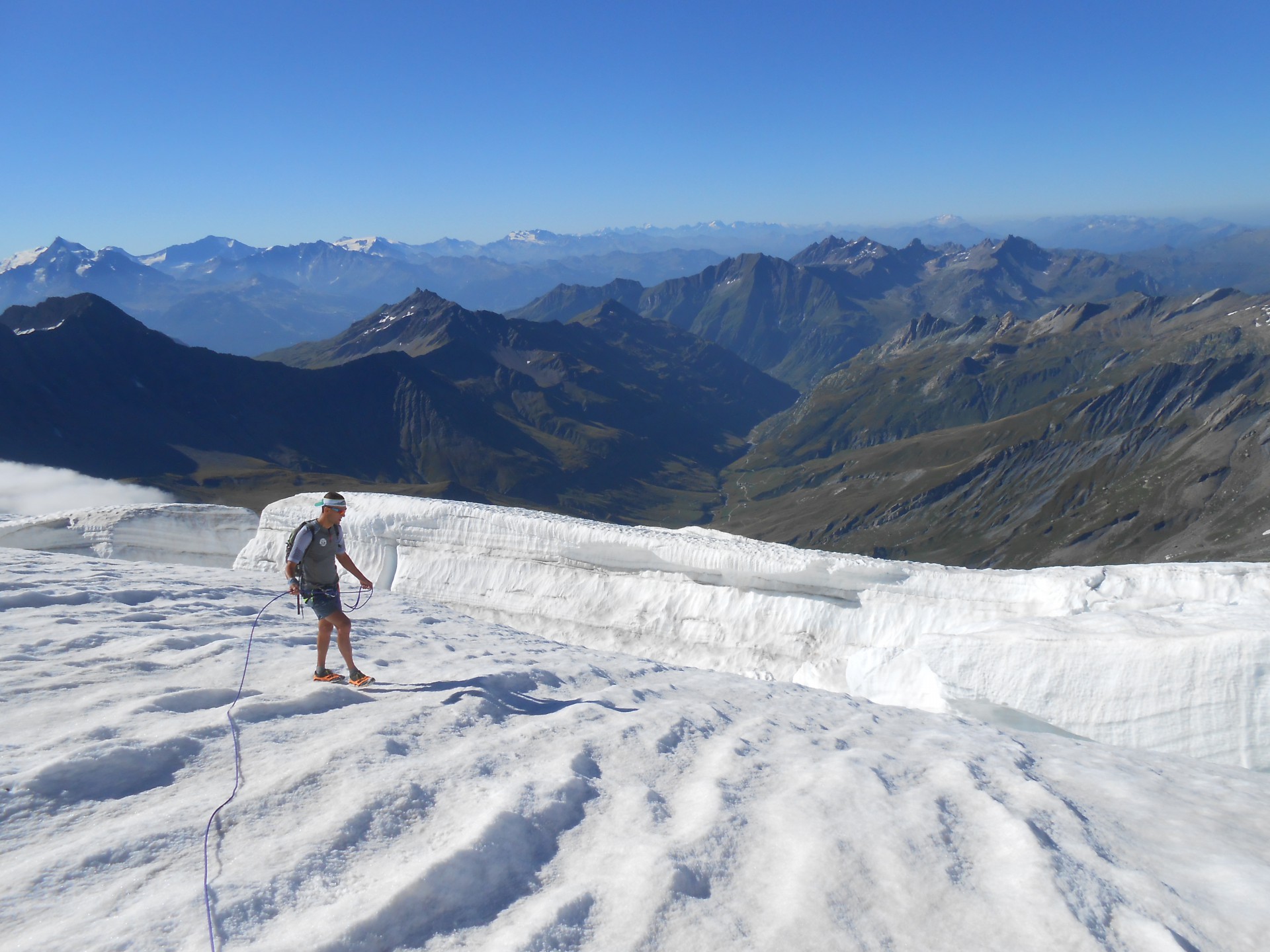 Alpinerunning dôme des Glaciers