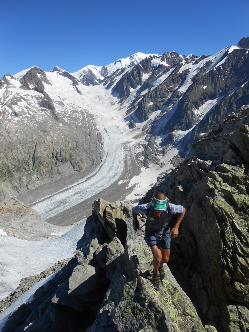 Alpinerunning dôme des Glaciers