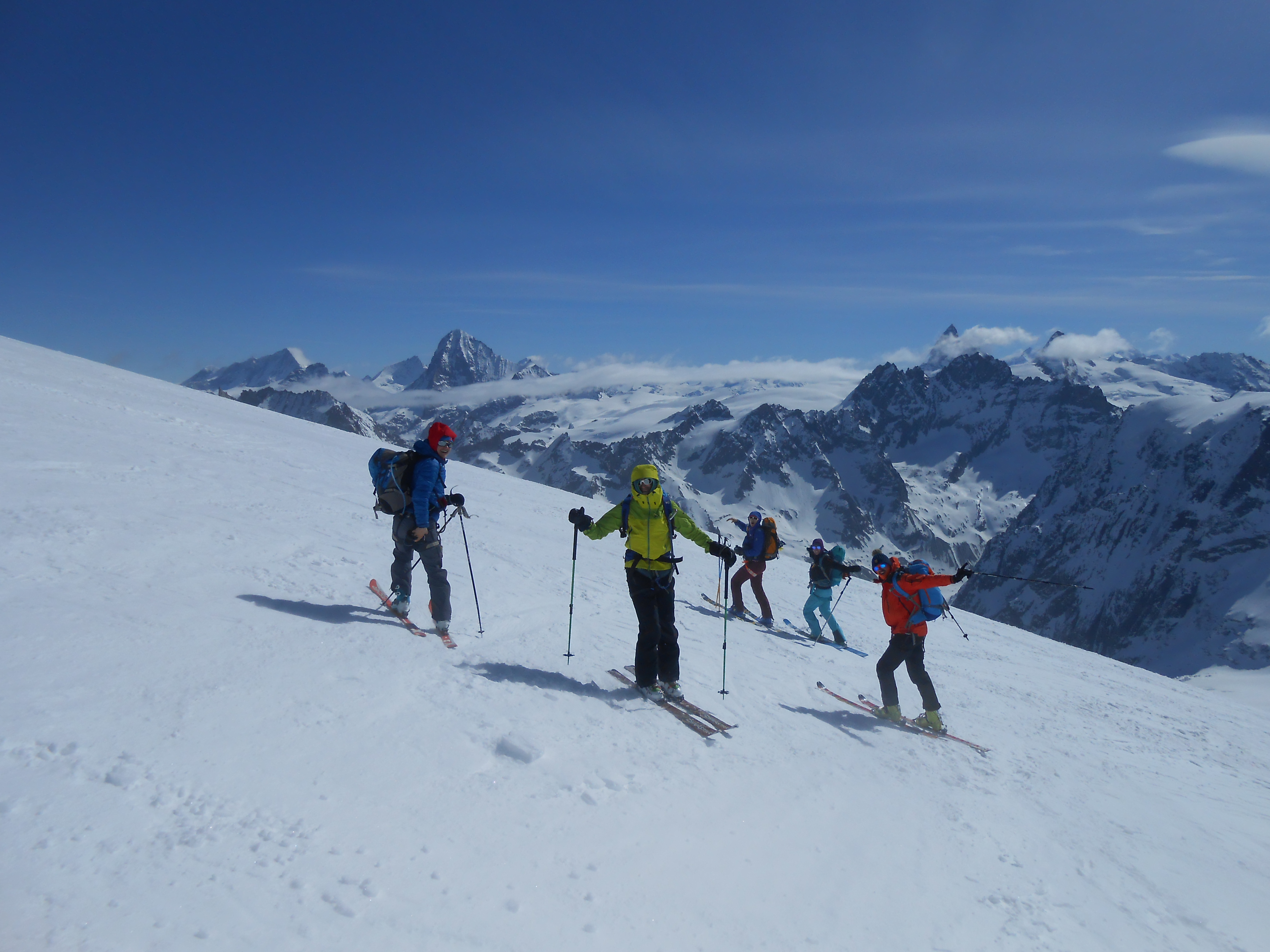 Descente Pigne d'Arolla Cham Zermatt