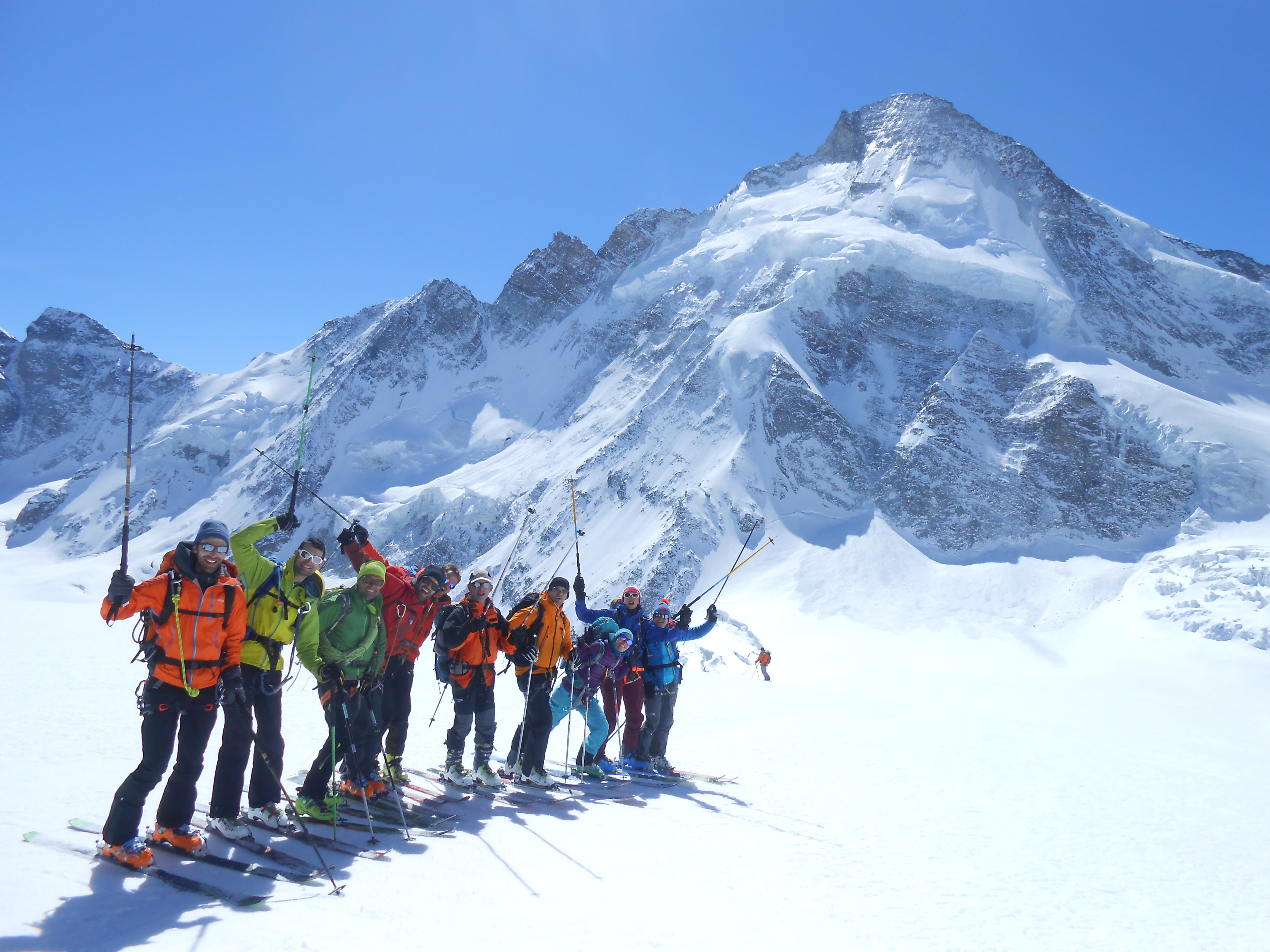 Devant la Dent d'Hérens Cham Zermatt