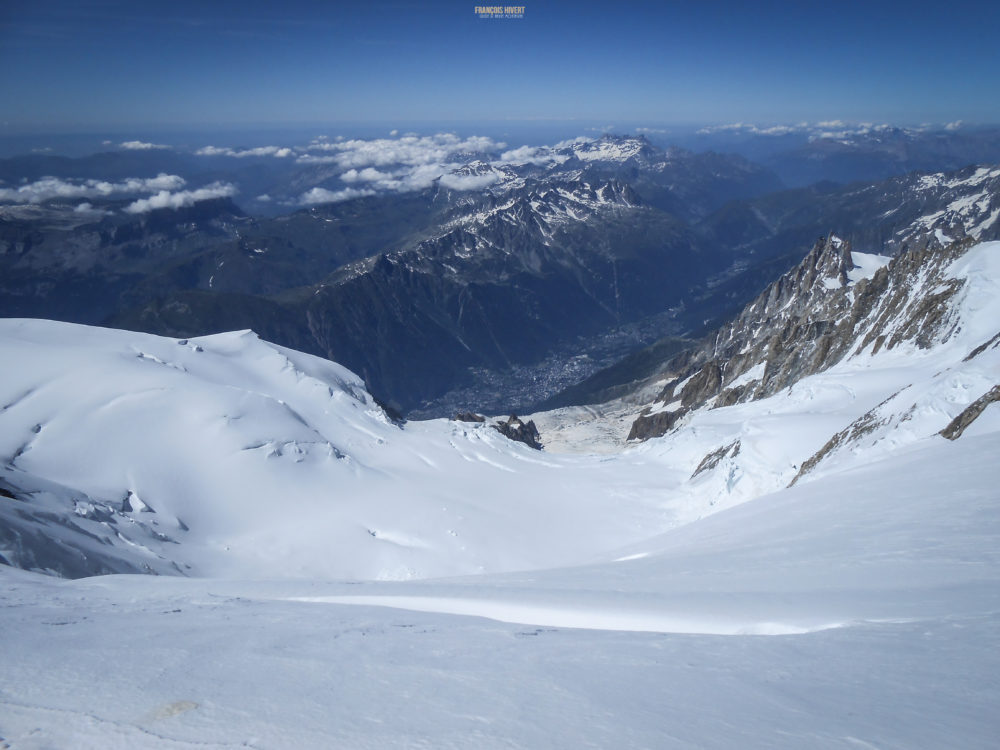 Mont Blanc refuge du Goûter arête des Bosses alpinisme voie normale
