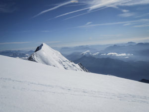 Mont Blanc refuge du Goûter arête des Bosses alpinisme voie normale