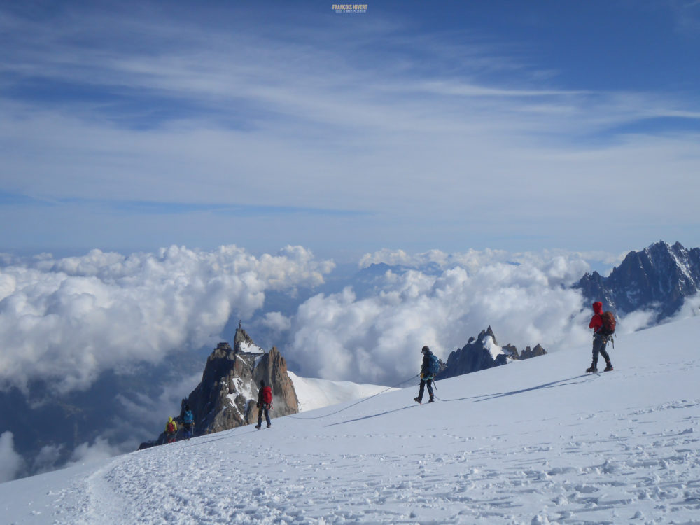 Alpinisme Mont Blanc Tacul Chamonix aiguille du Midi