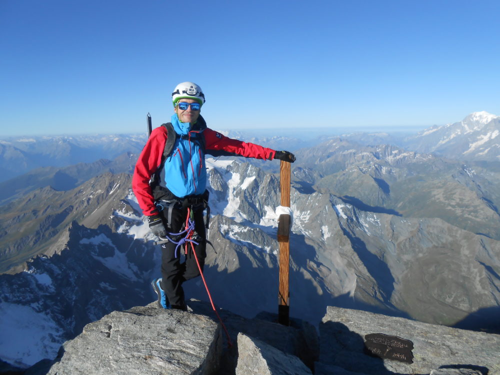Grand Combin arête du Meitin cabane de Valsorey Grafeneire alpinisme Valais escalade