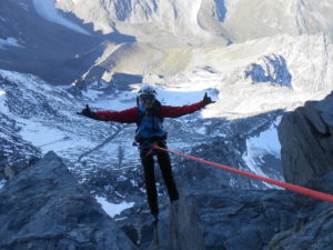 Grand Combin arête du Meitin cabane de Valsorey Grafeneire alpinisme Valais escalade