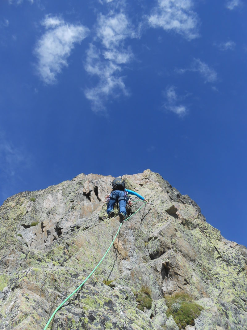 arête sud est index chamonix mont blanc escalade aiguilles rouges