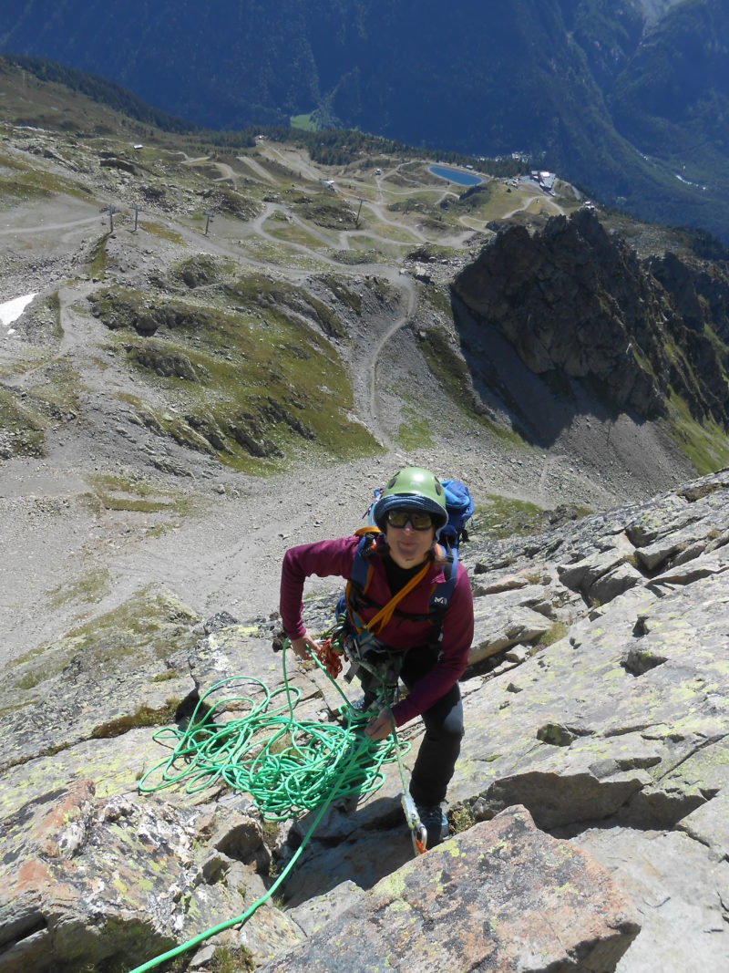 arête sud est index chamonix mont blanc escalade aiguilles rouges