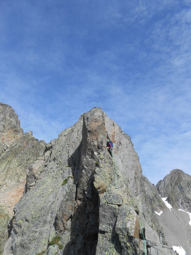 arête sud est index chamonix mont blanc escalade aiguilles rouges