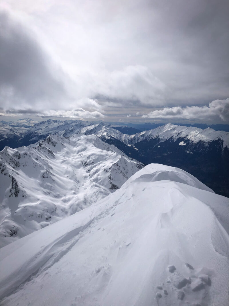 Ski de randonnée ski de rando Grand Mont Beaufortain Arêches Beaufort col de la Forclaz refuge de l'Alpage