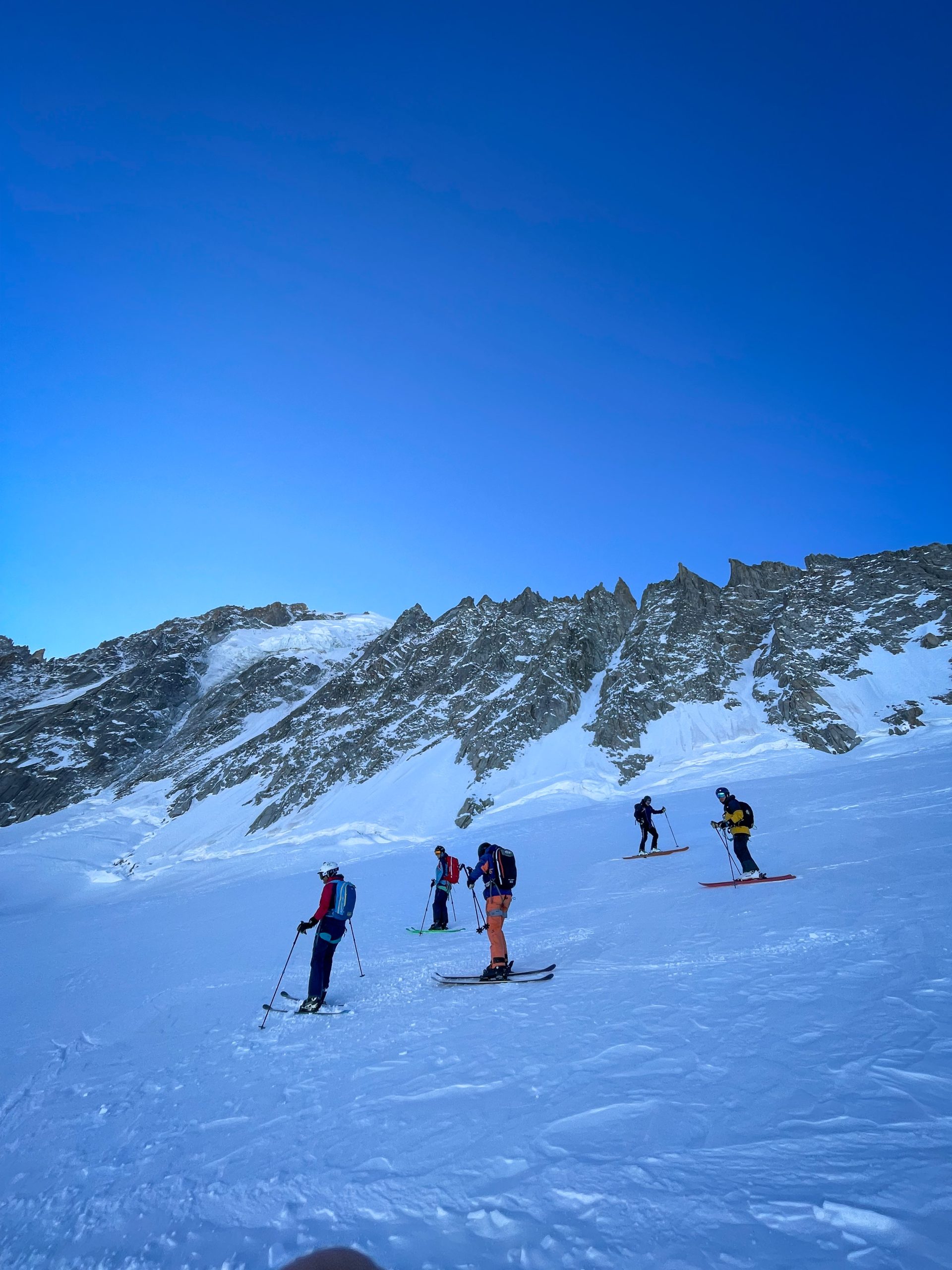 Grand Montet glacier Argentière Chamonix Mont Blanc ski randonnée alpinisme