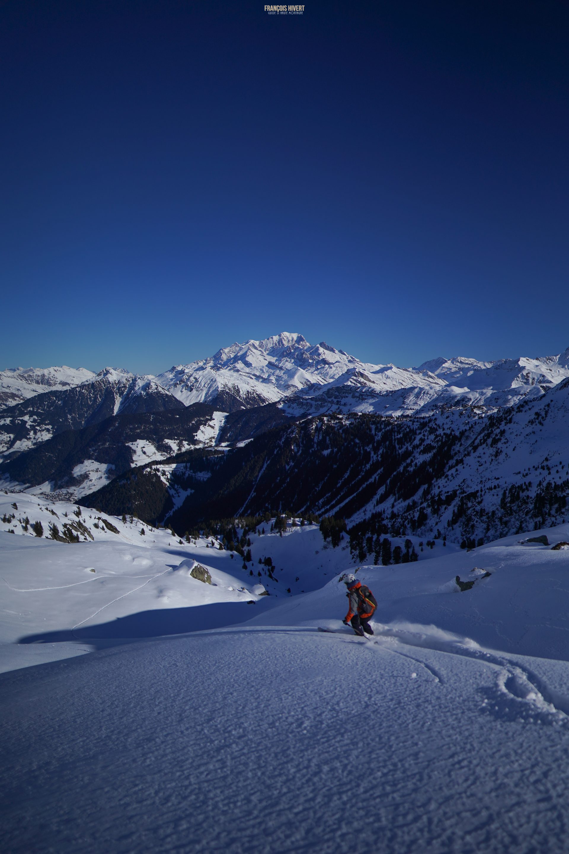 Beaufortain ski de randonnée pointe du Dard ski touring guide de haute montagne Grand Mont