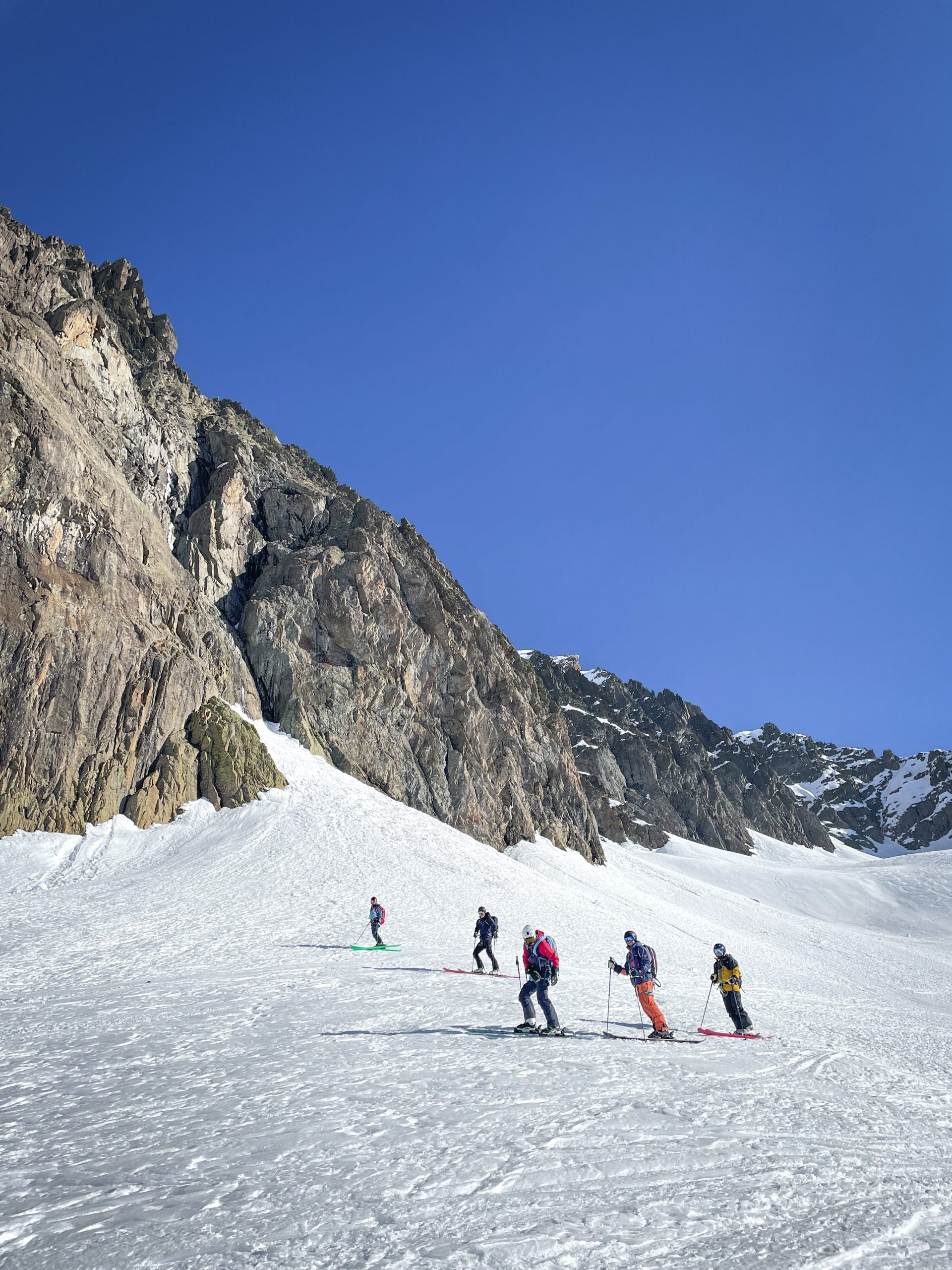 Aiguille Rouge Mont Blanc ski de randonnée Crochue Bérard alpinisme Chamonix