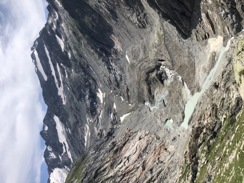 Alpinisme refuge Conscrits glacier Tré-la-Tête Mont Blanc Chamonix