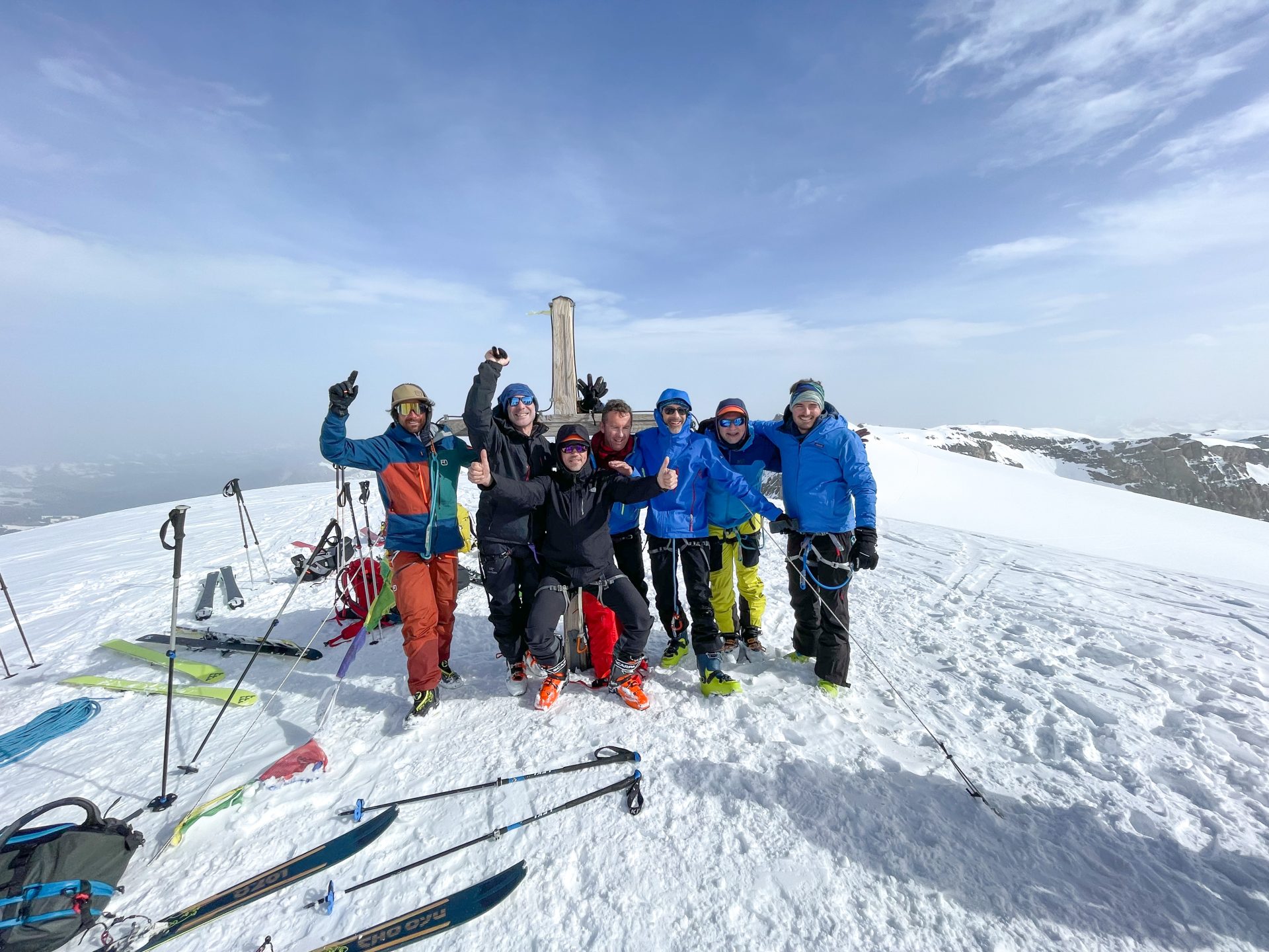 Raid à ski Wildstrubel ski de randonnée Oberland Alpes Suisse Laukerbad Adelboden