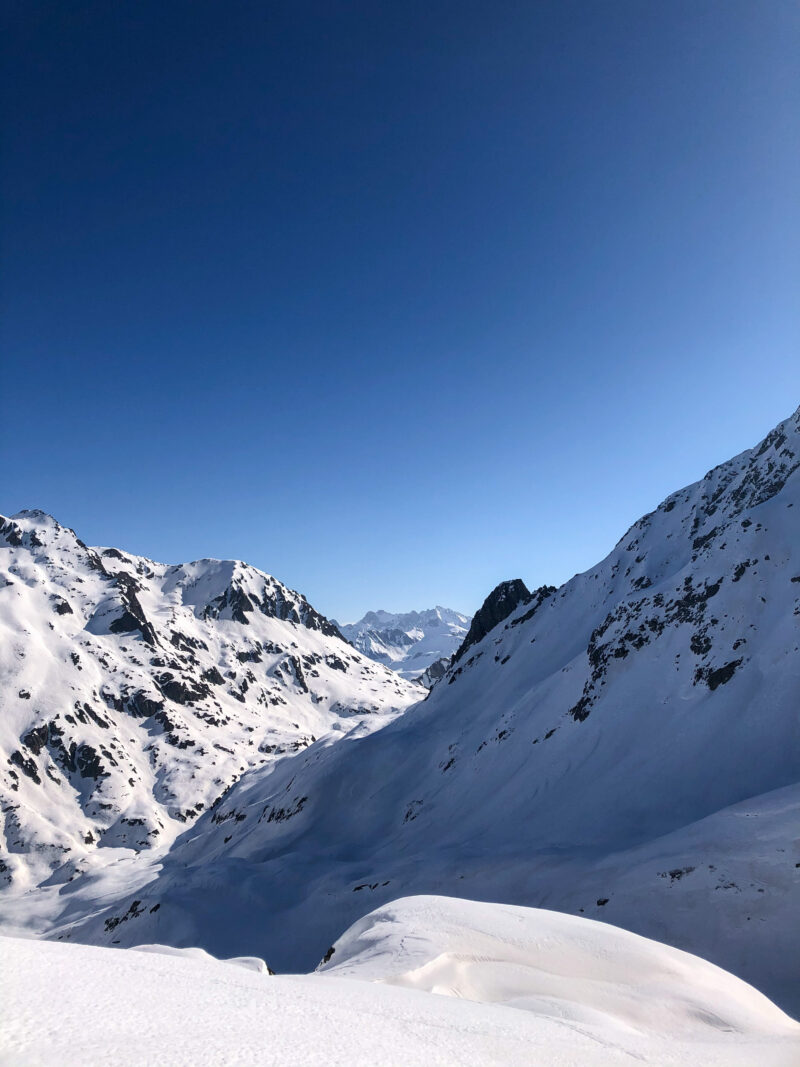 Beaufortain ski de rando ski de randonnée pente raide Grand Mont Comborsier