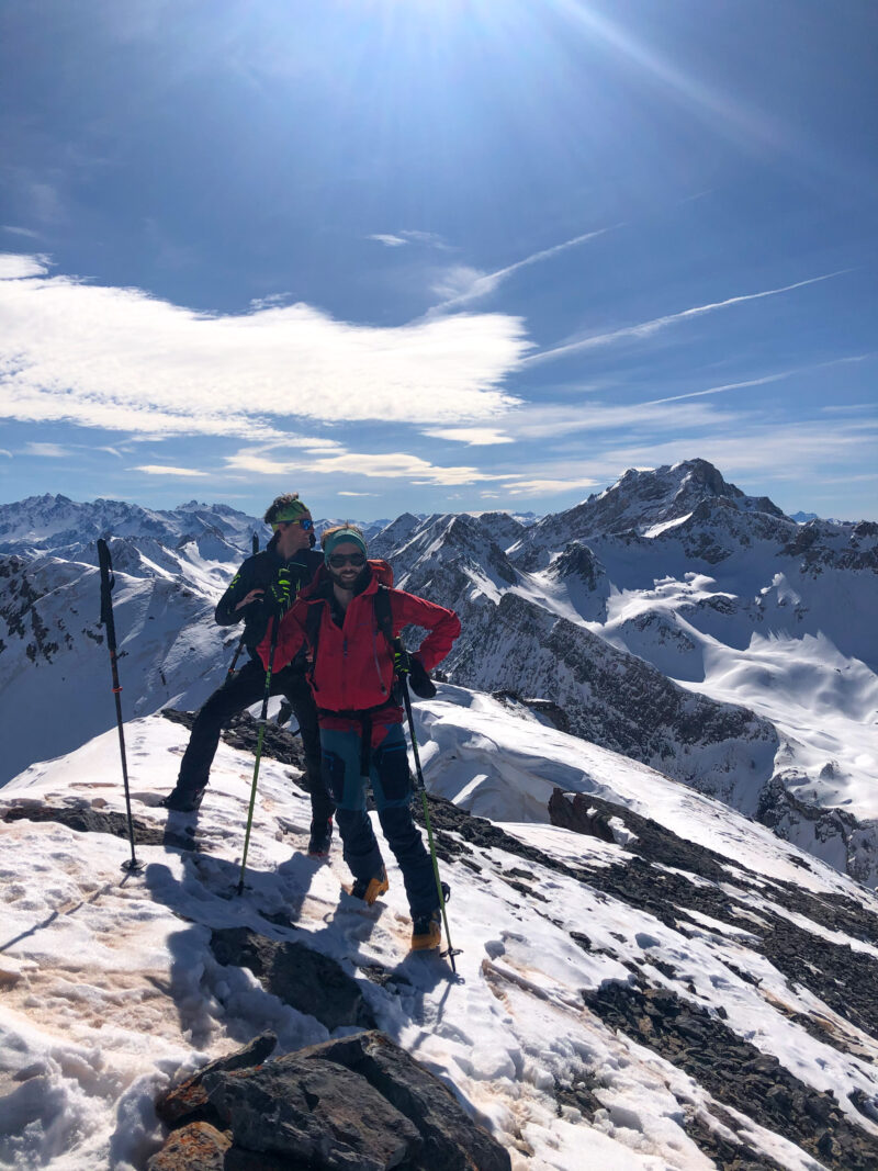 Queyras ski de randonnée Pic du Cros col du Lauzon Arvieux ski de rando