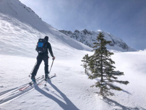 Ski de randonnée ski de rando Grand Mont Beaufortain Arêches Beaufort col de la Forclaz refuge de l'Alpage