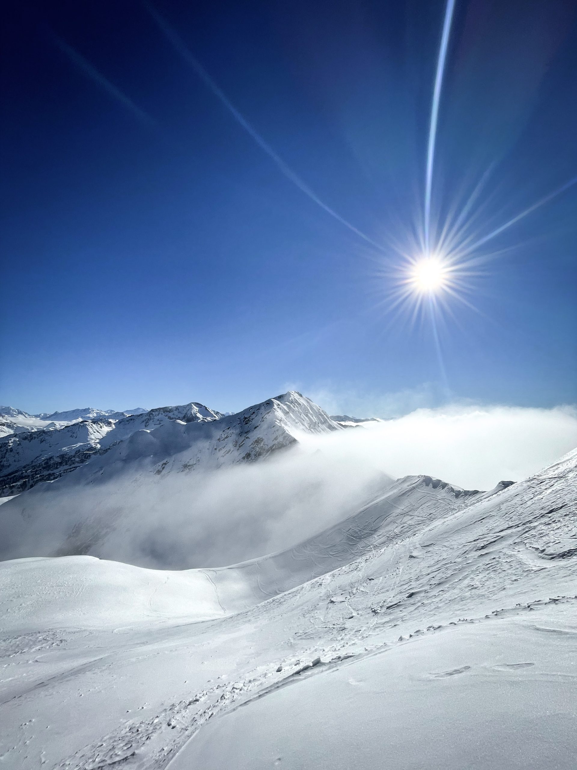 Ski randonnée alpinisme escalade Mont Mirantin Beaufortain arête nord est Vache Rouge ski freeski freeride