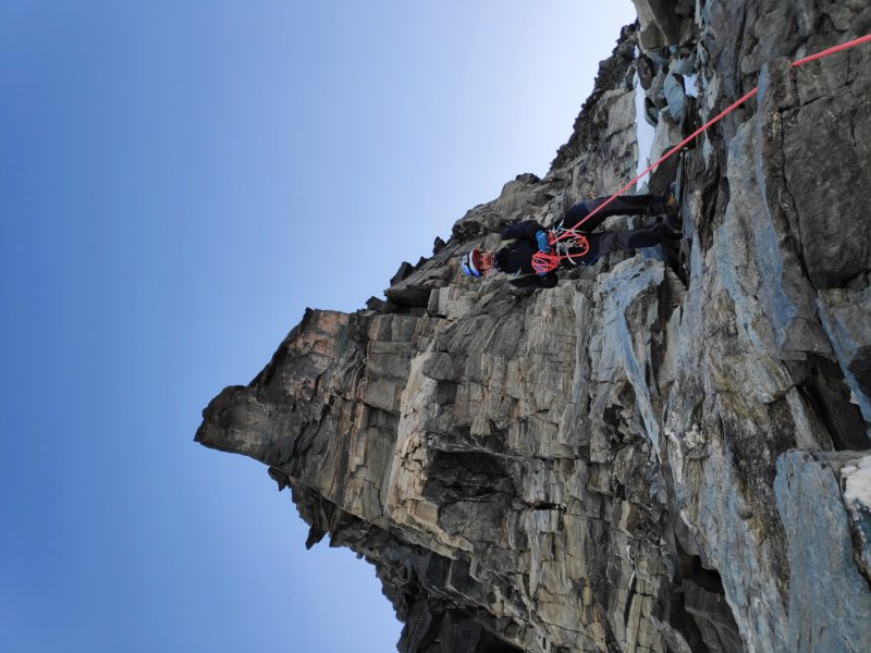 Grand Combin arête du Meitin cabane de Valsorey Grafeneire alpinisme Valais escalade