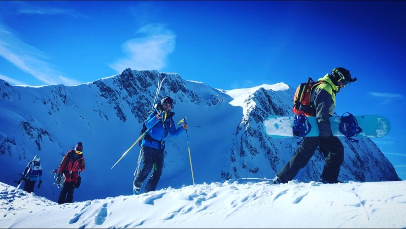 ski hors piste freeride snowboard Arêches Beaufortain