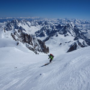 First turn mont blanc