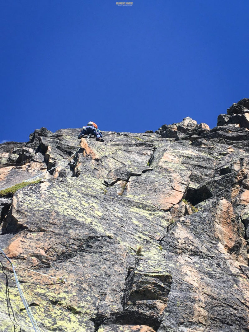 Les Oeillasses voie les Chauchons de Chéché escalade alpinisme Ruitor Vanoise lac Petit